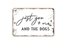 Rustic Farmhouse Dog Lover Wall Decor - Metal or Vinyl