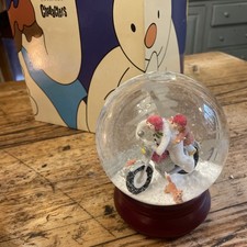 Coalport Characters the Snowman Snowglobe Hold On Tight