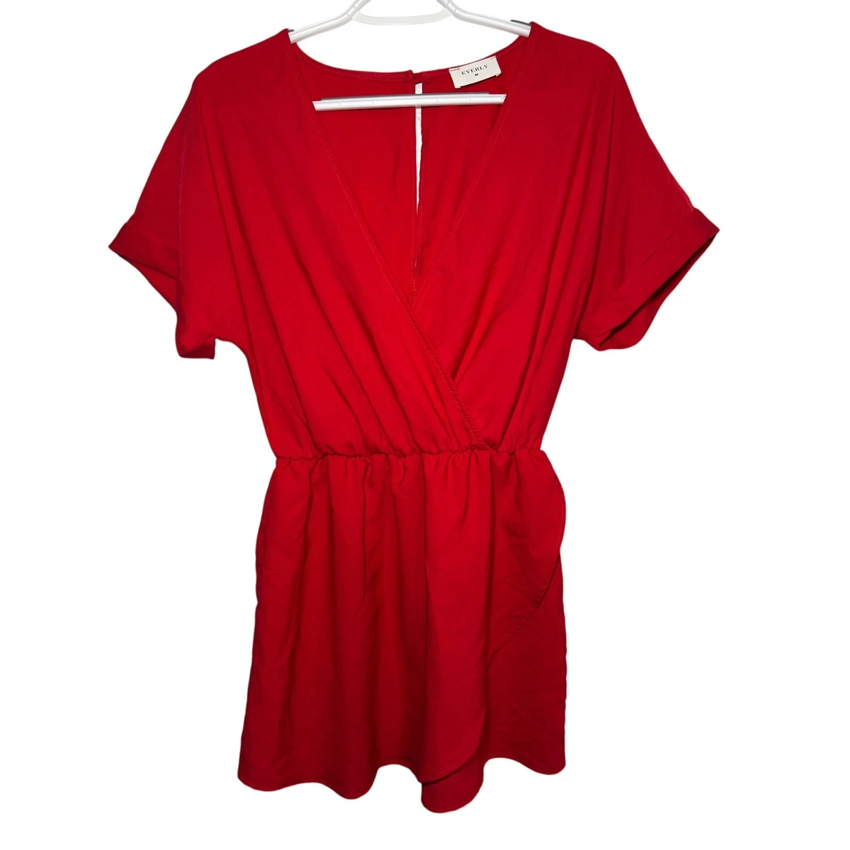 Robe De Cocktail Everly V-Neck - Rose Lipstick - Taille 8 - Mini Dentelle - Neuf Sans étiquette