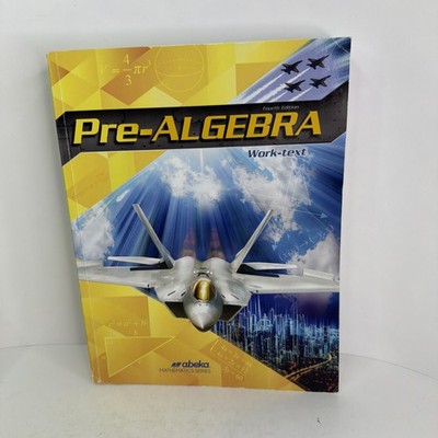 Abeka Pre-Algebra Work-Text 8th Grade 4th Edition 2025 Paperback - Clean