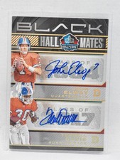 2024 Panini Black Hall Mates John Elway / Terrell Davis Dual Auto Hm-Den