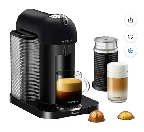 Breville Nespresso Vertuo Coffee and Espresso Maker - Black (BNV250CRO1BUC1)