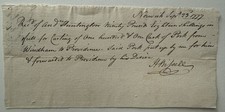 1777 Revolutionary Receipt-Possible Connectio...