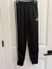 Adidas Youth Track Joggers With Bottom Cuff Size 10/12. Excellent Condition