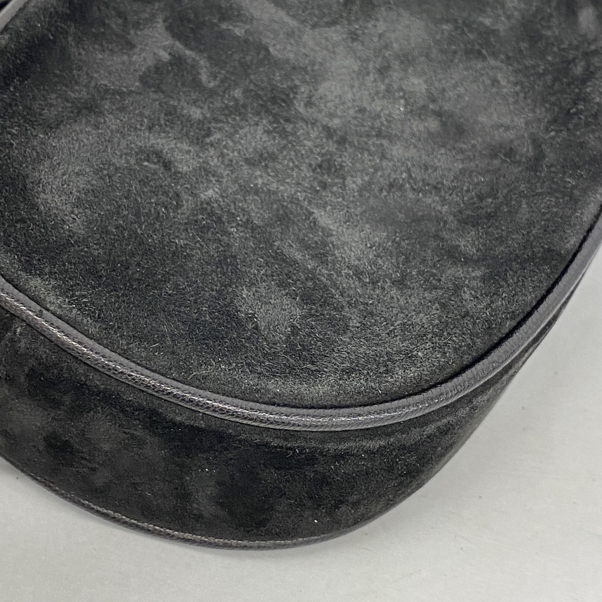 Auth [6bb1681-k] CHANEL Shoulder Bag ChainShoulder with fringe Suede Black G... thumbnail 6