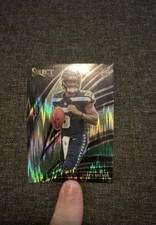 2025 Panini Select - Club Level Jalen Milroe #214 Black & Green Shock Prizm (RC)