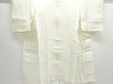 7650307: JAPANESE KIMONO / ANTIQUE JUBAN / HEMP / STREAM
