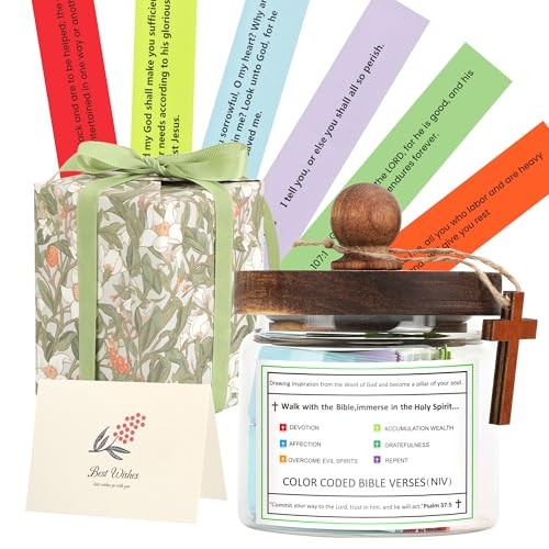 Bible Verse Jar(NIV-120PCS)- Read Me When Inspirational Bible Verses Jar,