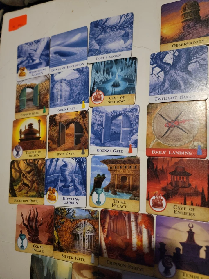 Сменная деталь для приключенческой игры Forbidden Island 23 двусторонние плитки - Изображение 3 из 3