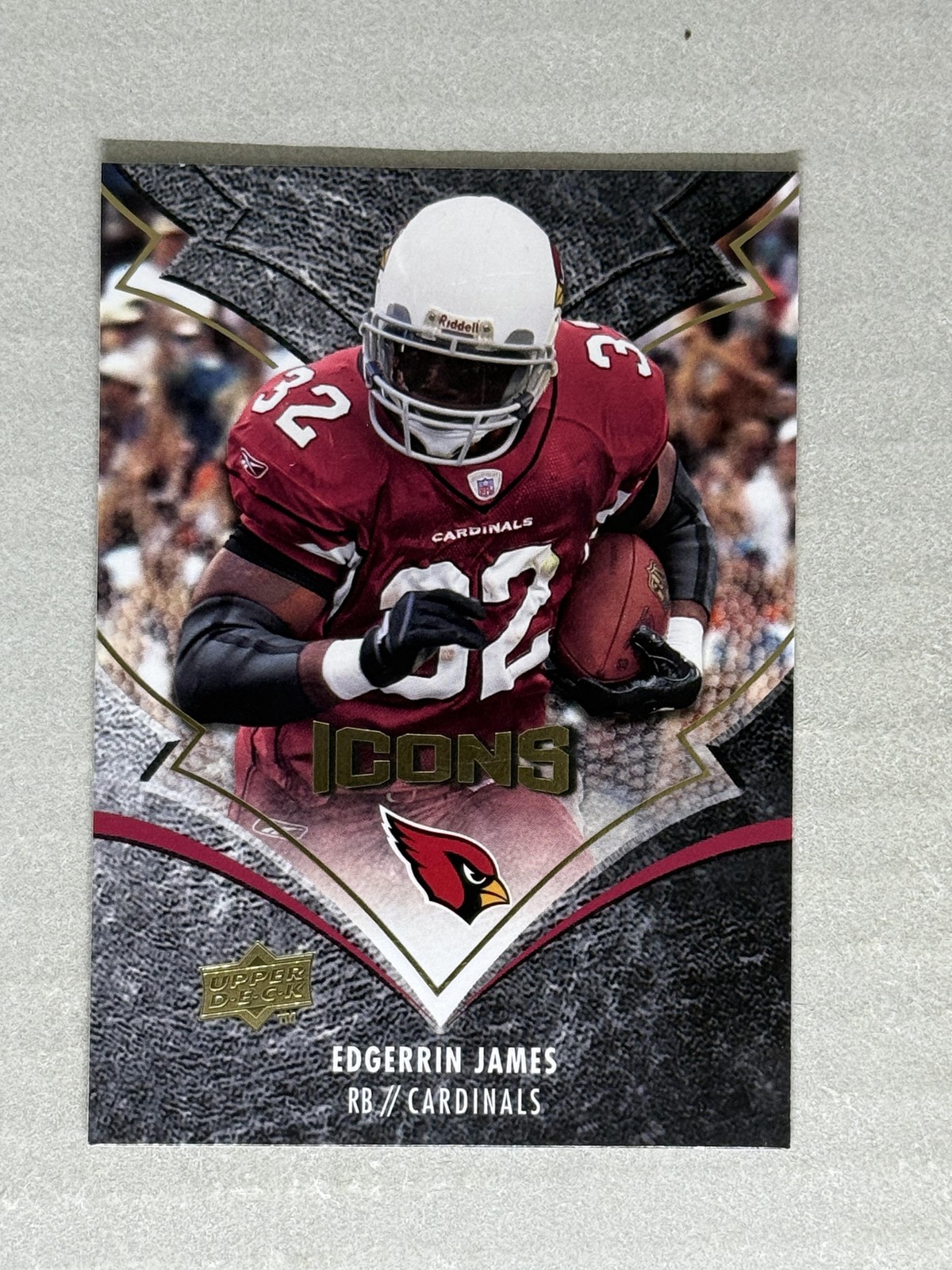 Edgerrin James 2008 Upper Deck Icons #1 Arizona Cardinals