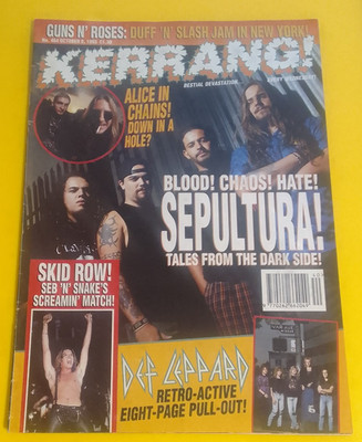 Kerrang! No.464 October 9 1993 - Sepultura, Alice In Chains, Def Leppard