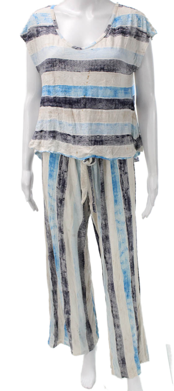 Splendid Womens Multicolor Striped V-Neck Sleeveless Rayon Set Size SFree Shipping in US $100+ Orders | $6.95 Orders Below