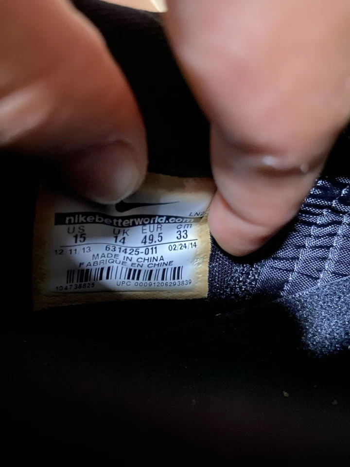 Botines de fútbol Nike Vapor Carbon Elite 2.0 2014 Flywire verde negro para hombre 15 Foto 3 de 3