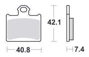 Brake Pads for KTM FREERIDE E-XC 2020-2022 Rear Off Road Racing SBS - Image 13