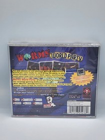 Worms World Party (Sega Dreamcast, 2001) New Sealed Small Tear/Crack - See Pics