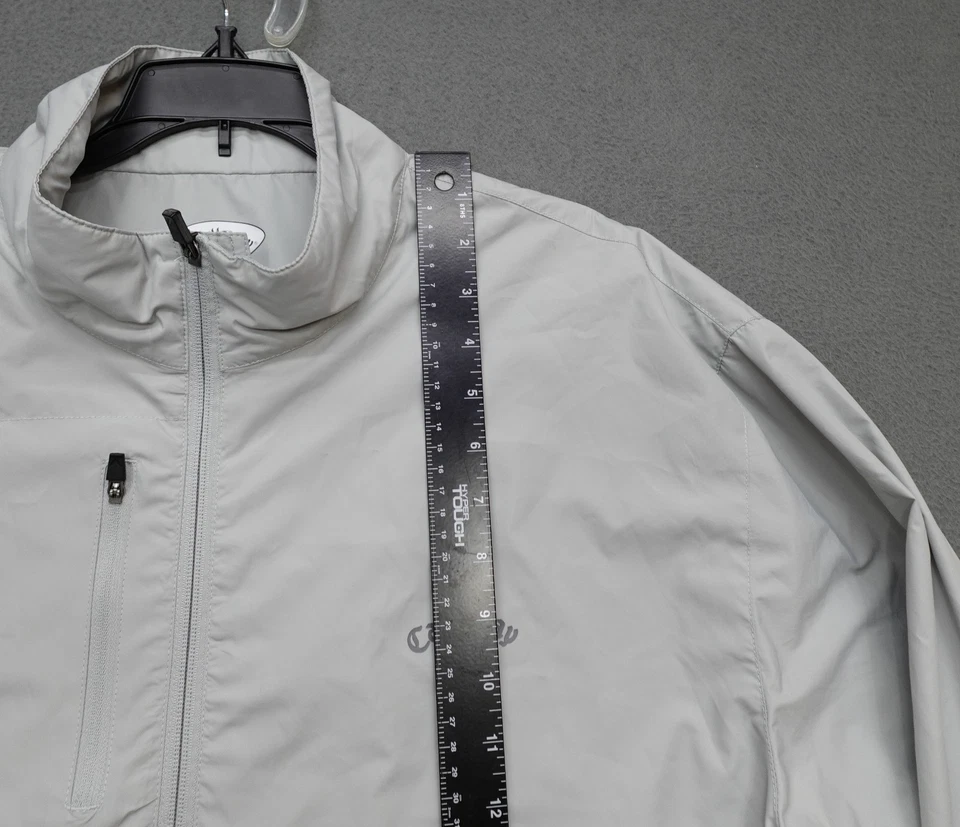 Callaway Wind Breaker 1/4 拉链男式 Heather 灰色 XL 码长袖套衫 — 第 3/4 张图片