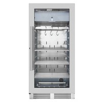 Hendi Fleischreifeschrank Mit 1 TüRe 3 Regale 1 Hakenstange 3 Haken Und Salzwann