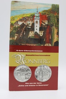 PRAGER: Österreich 10 Euro 2006 Benediktinerinnenabtei Nonnberg Silber[N12]#k
