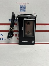 Working Sanyo GMR M5550 Metal Walkman AMSS Stereo Cassette Player UNTESTED