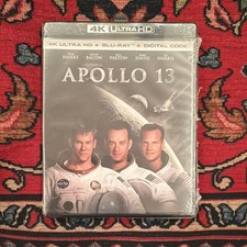Apollo 13 4K Ultra HD Blu-ray  Digital Code, Universal Studios, PG, Drama