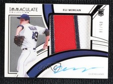 2022 Panini Immaculate Premium Black 5/10 Eli Morgan #PPA-EM Patch Auto 0w9f