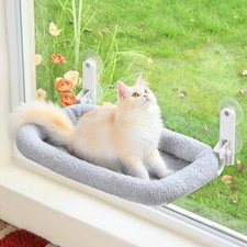 Zakkart Foldable Cat Hammock for Window Cordless, Embeded Machine Washable B...