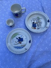 Vintage Coalport Paddington Bear nursery ware set Of 4 - Bowl, Mug, Cup, Plate
