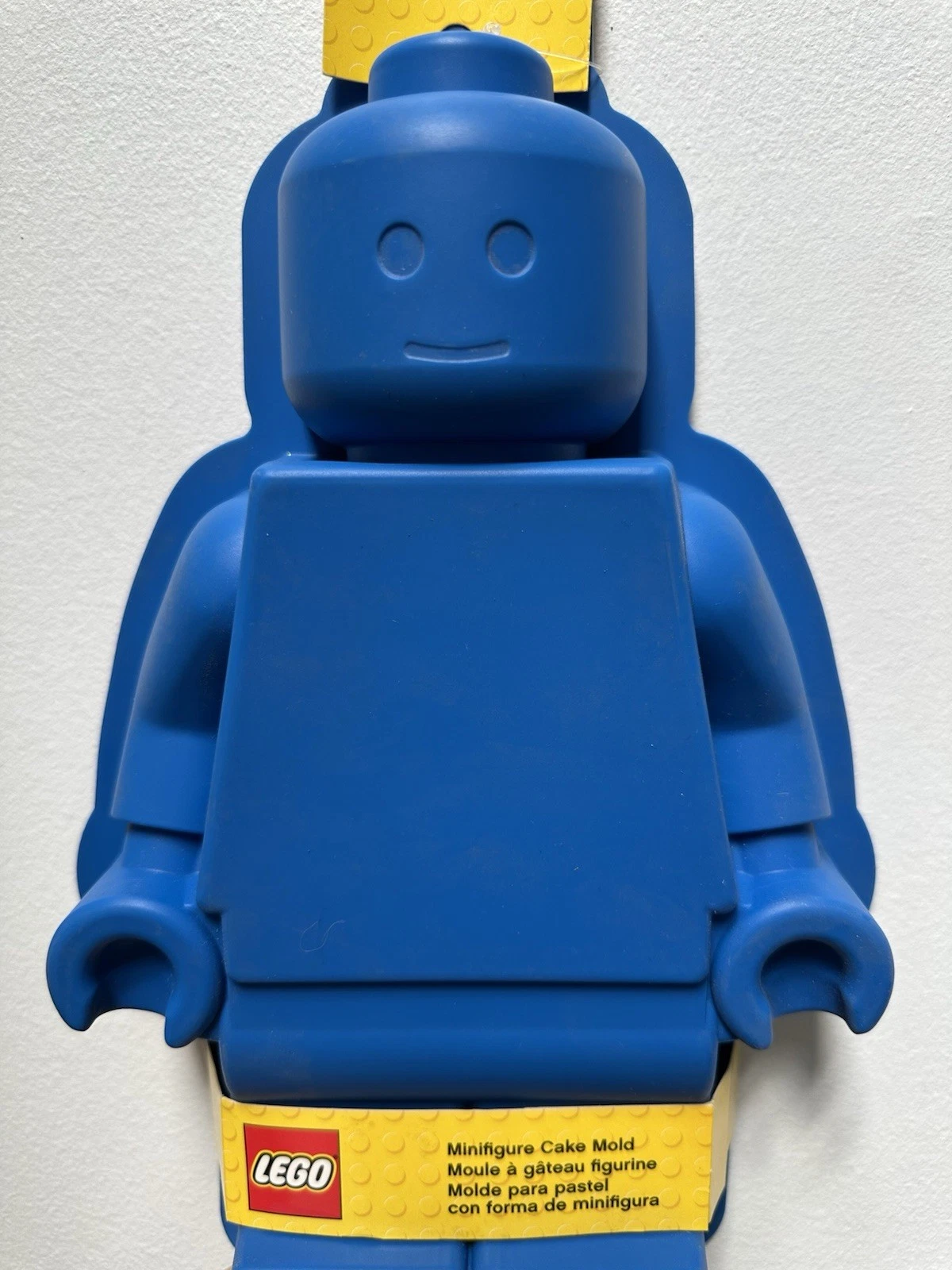 NEW LEGO RETIRED Blue Minifigure Silicone Cake Mold for Baking Large 12" 6153620