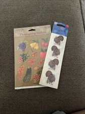 Carlton Cards Mrs Grossman’s Vintage Thanksgiving Character Stickers SEALED