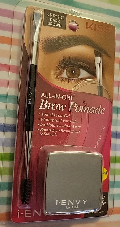 I-ENVY BY KISS POMADA DE CEJAS TODO EN UNO MARRÓN OSCURO #KBPM01 Foto 3 de 4