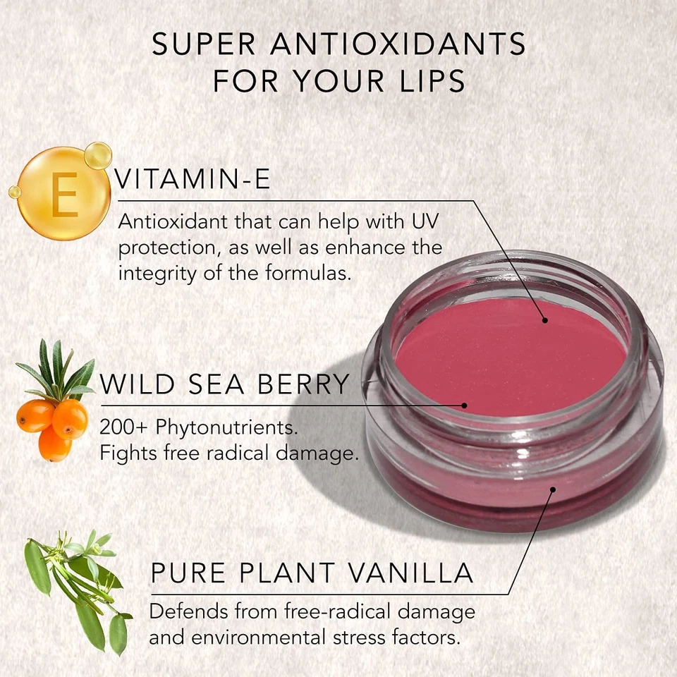 Tochter Erde Veganer Lippen-Und Wangen-Tint Original Rosa Farbton 4,5g - Bild 3 von 4