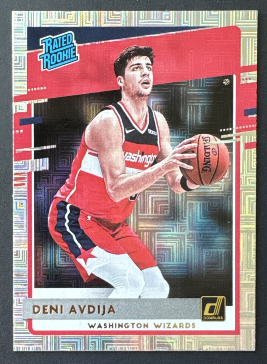2020-21 Panini Donruss Deni Avdija Rated Rookie #205 Silver Choice (A)
