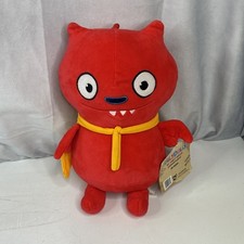 NEW Ugly Dolls Lucky Bat Red Plush Yellow Cape 12" Stuffed Toy 2019 UD-UGD20