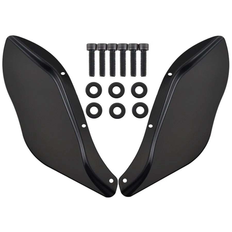 Deflector de aire parabrisas lateral carenado 2 piezas para Harley-Davidson Electra Glide Foto 2 de 4