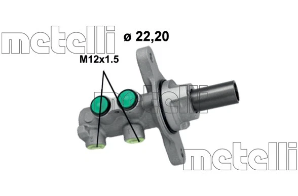 BRAKE MASTER CYLINDER 05-1264 FOR FORD Q0JA/Q0JB/Q0JC/Q0JD 1.0L B7JA/B7JB 1.0L - Image 2 of 4
