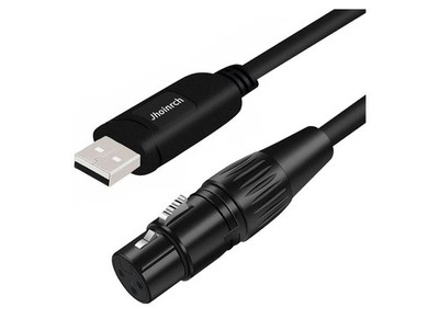 USB~DMX interface adapter cable w/chip support FT232RNL Freestyler/QLC+ 