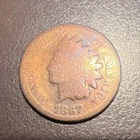 1867 Indian Cent  Good A-384