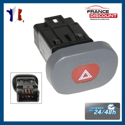 Bouton De Warning Feu Detresse Prévu pour Clio 2 Phase 1 - 7700421820 - Photo 1/4