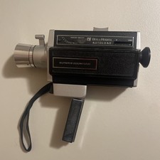 Vintage Bell And Howell Super 8 Zoom 1201 Auto-Load, Focus-Matic Movie Camera