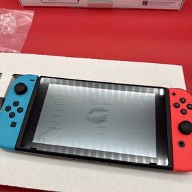 New Nintendo Switch v2 Video Game Console HAC-001(-01) Red/Blue Open Box