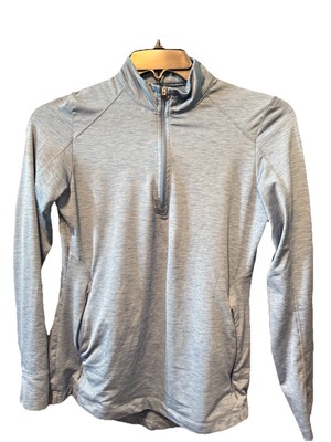 Asics Women's Half Zip SZ S Blue Pockets RN#83394 | eBay