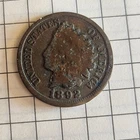 1892 (P) Indian Head Cent Good Penny GD
