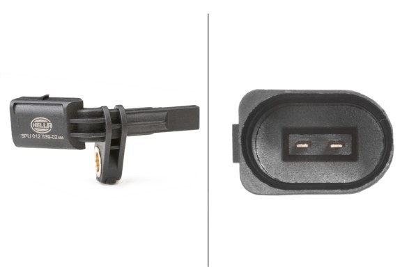 1X Hella 6PU 012 039-021 Sensor Raddrehzahl FüR Man-image