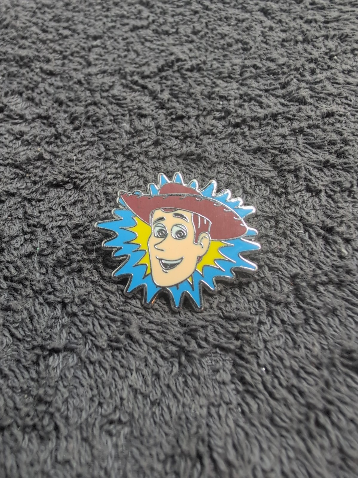WOODY ONLY (BLUE STARBURST) 2010 WDW & DLR DISNEY MINI-PIN COLLECTION