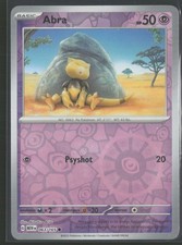 Abra 063/165 Reverse Holo - SV: Scarlet & Violet 151 - NM