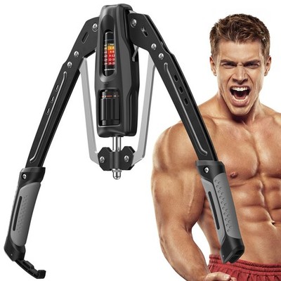Merach Twister Arm Trainer, 22-440lb Hydraulic Power, Adjustable Home Gray