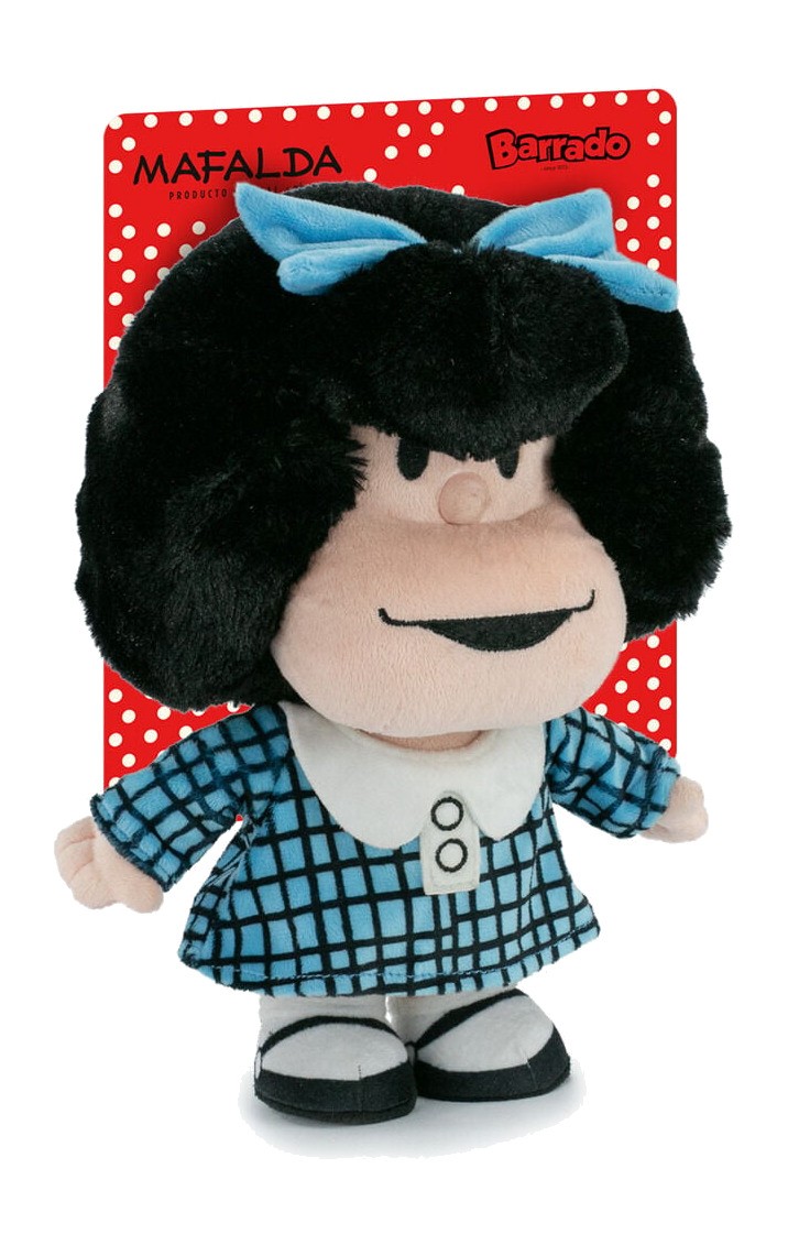 BARRADO Muñeco de peluche con vestido MAFALDA 27 CM