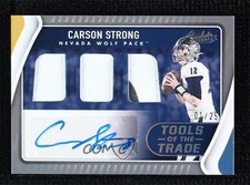 2022 Panini Chronicles Draft Picks Prime 1/25 Carson Strong #TTT-CST Auto 0r1r