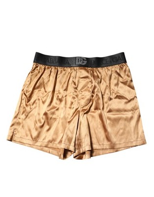 Dolce & Gabbana Beige Men Regular Boxer Eye Mask Set Men's Underwear
