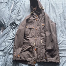 Barbour Waxes Jacket Parka Size M